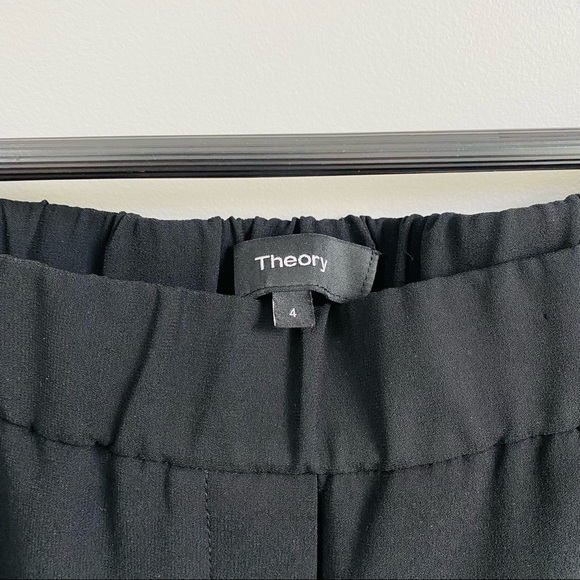 Theory Black Japanese Crepe Pull on pants - Picture 7 of 11